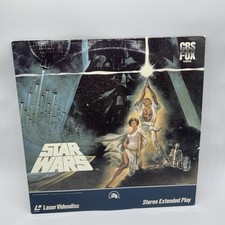 Star Wars 1982 Laser disc Videodisc Stereo Extended Play Fox Video - Laserdisc