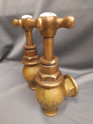 Large brass globe taps - globe,