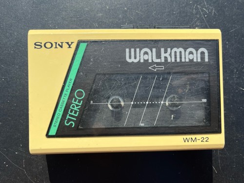 Vintage yellow sony - yellow, walkman
