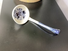 Antique Bishop And Stonier Bisto Blue And White Ladle