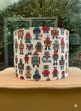 Robots Lampshade Colourful