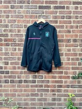 ASTON VILLA 2018/2019 LEISURE FOOTBALL HOODED JACKET - MEDIUM