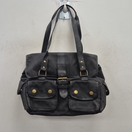 Barbour vintage black wax - black,