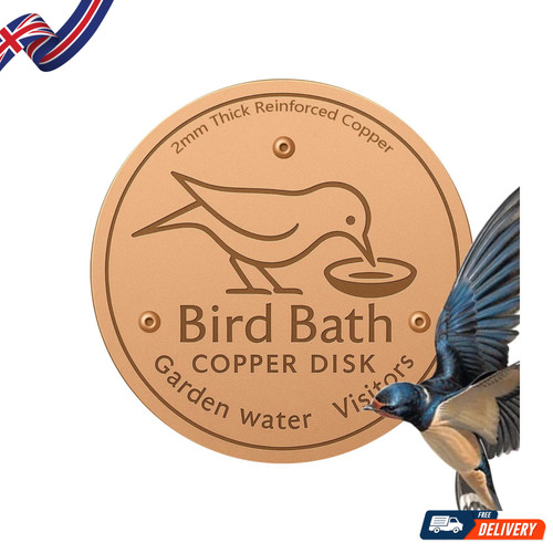 Bird bath copper - copper, disk