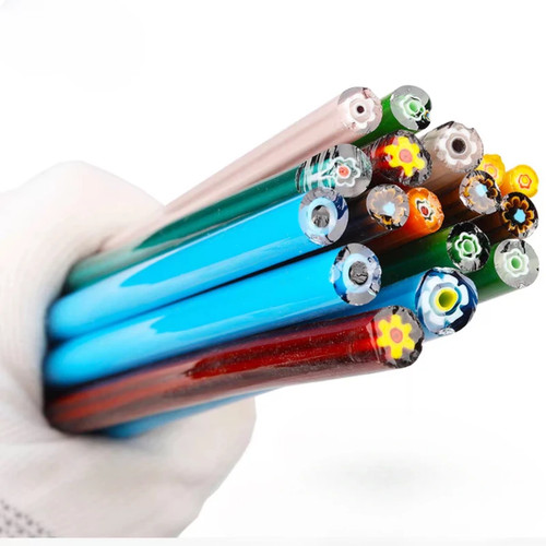250g millefiori fusing - millefiori, glass