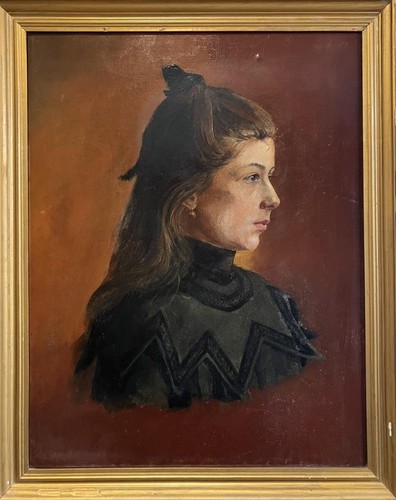 Antique oil painting - antique,