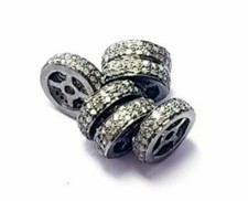 8MM Diamond Spacer Rondelle