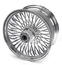 18x8.5" Big Fat King Spoke Spoke Wheel Rim Chrome Fits Harley Davidson	