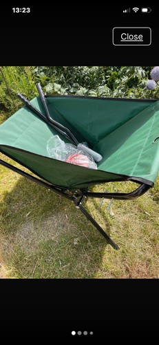 Folding lightweight hand sack - folding,