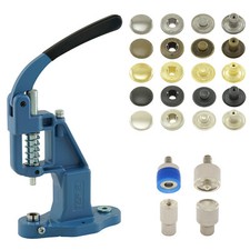 Press, snap fasteners steel 50 pieces, die press studs, buttons, tool, machine