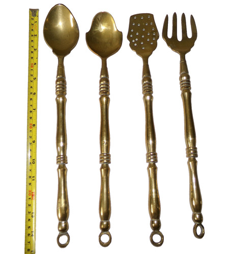 Lot vintage brass fire - lot,