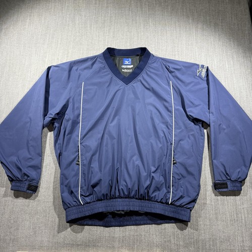 Mizuno jacket mens large blue - mizuno,