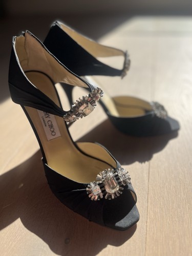 Jimmy choo new crystal - choo, satin