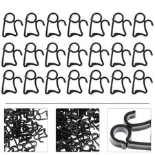  100 Pcs Gutter Hooks for Outdoor Lights Fixings Christmas Hangers