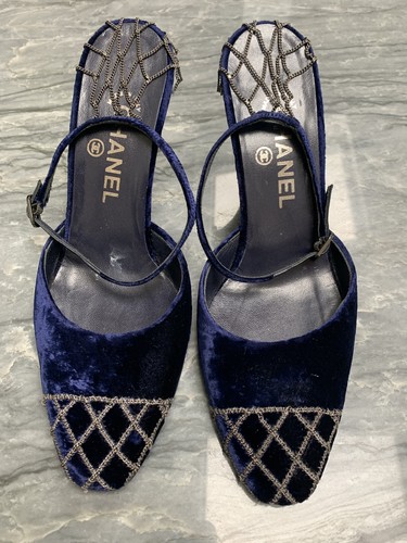Chanel midnight blue velvet - chanel,