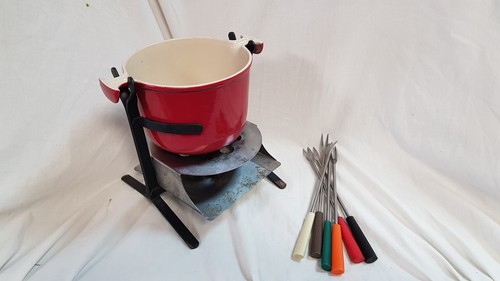 Creuset vintage red cast - le,