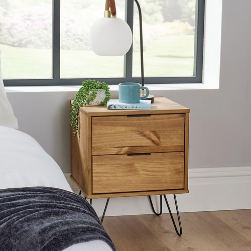 Bedside drawers washed pine - drawers,