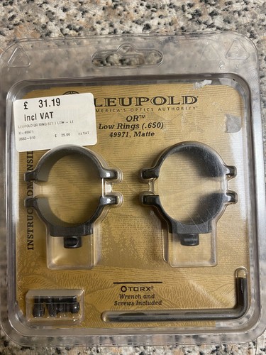 Leupold low rings - low,