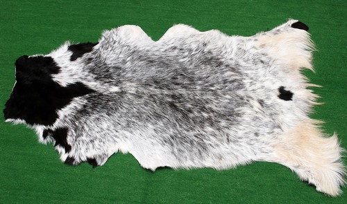 Luxury goat hide rug hair - hide, on