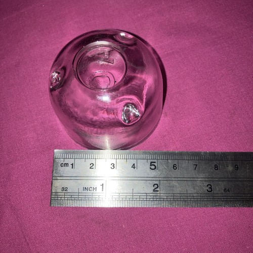 Petrol pump glass top used - top.,