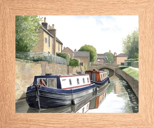 Grand union canal boat - union,