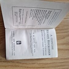 A Concise Ready Reckoner, F W