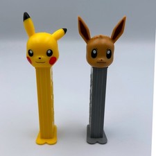 Pikachu & Eevee Pokemon PEZ Dispensers - Lot of 2