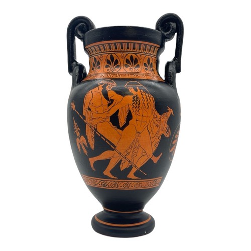 God zeus seizes ganymedes vase - god,