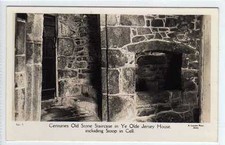 (La3335-407) RP, Old Staircase In Olde JERSEY House, Unused c1910 G-VG,