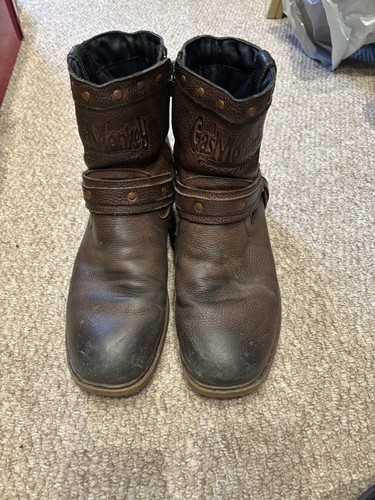 Real leather gas monkey brown - real,
