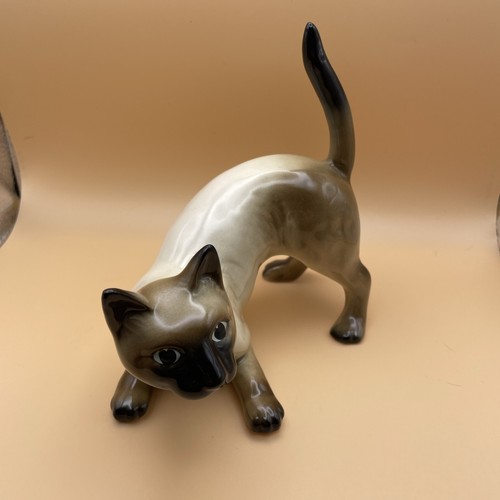 Vintage figurine siamese cat - siamese,