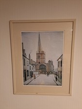 L.S. LOWRY Burford Church
