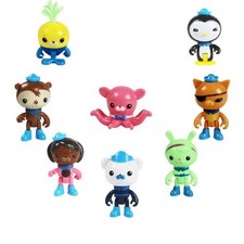 8Pcs Set The Octonauts Action