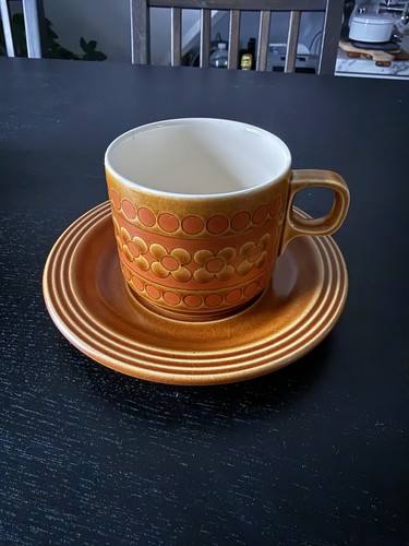 Hornsea saffron cup saucer - cup,