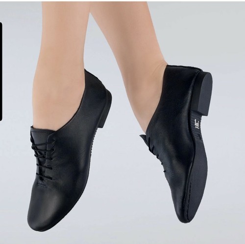 Jazz dance shoes black leather - dance,