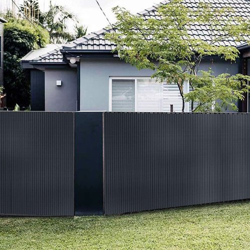 Grey bamboo pvc garden - pvc,