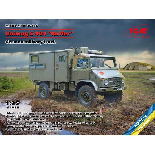 Icm unimog 404 - icm, 1/35