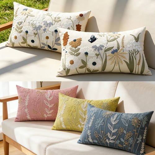 New linen floral spring - new,
