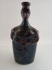 Treacleware Rockingham Glazed Spirit  Reform Flask Queen Victoria,19th C,23 Cm