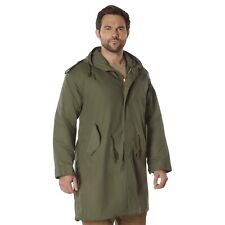 Olive Drab Military Cold Weather M-51 Fishtail Parka Jacket