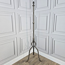 Vintage Industrial Iron Metal Floor Lamp Standard Tripod Legs - For Rewiring
