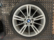 4 x bmw e46 alloys 18in +  3 tyres. alloys need refurb. good tread 2 tyres 