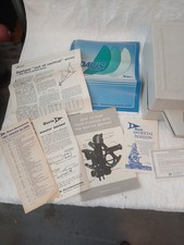 Davis Master Sextant Navigation Kit with All Origional Paperwork + Mark 15 1983