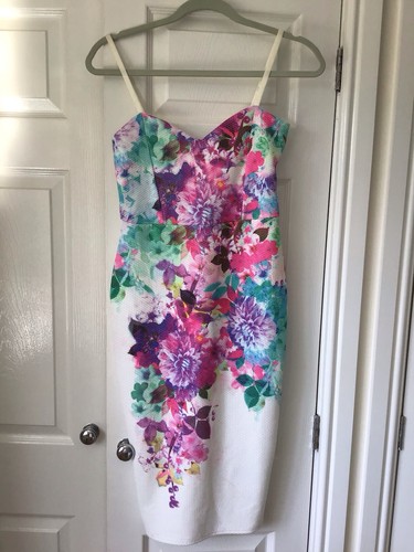 Lipsy floral bodycon dress - lipsy,