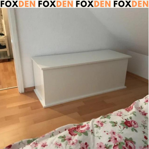 White wooden storage - white,