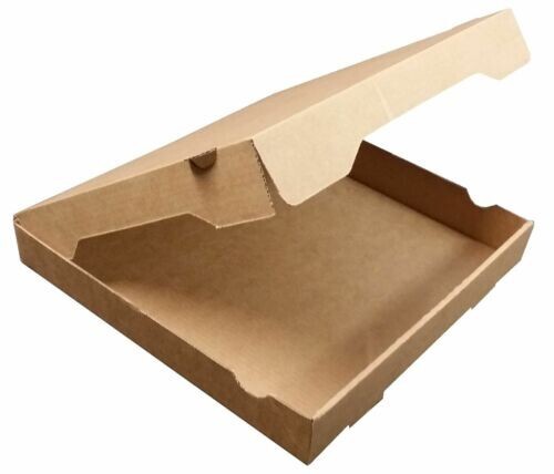 Inch brown pizza box - pizza,