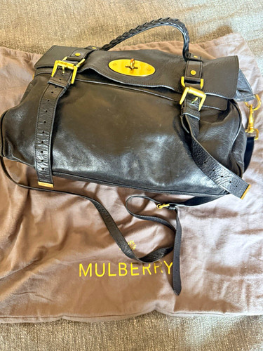 Mulberry alexa black pebbled - black,