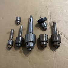 Lot of 7 Jacobs Drill Chucks
