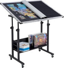 Becko Jigsaw Puzzle Table Tilting Table with Height Adjustment for Up to 1500