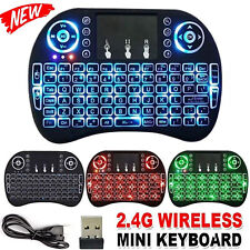 Mini Portable Wireless Keyboard Touchpad USB For Android Smart TV Box PC Laptop